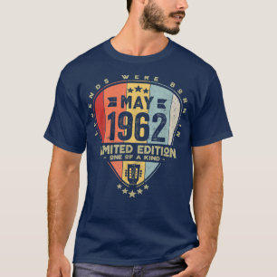 Guitar PickLegends Were Born In May 1962 Guitar T-Shirt
