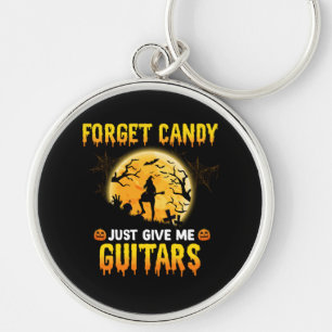 Guitar Play Witch Forget Candy Just Give Me Guitar Key Ring