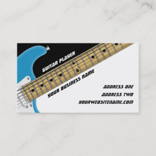 Guitar Player Business Card