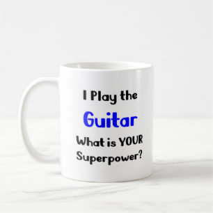 guitar player coffee mug
