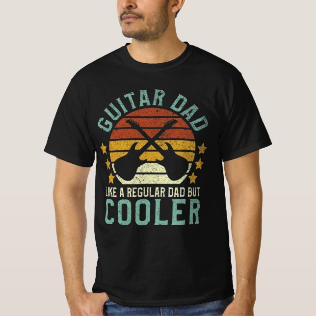 Guitar Player Dad Vintage T-Shirt (Front)