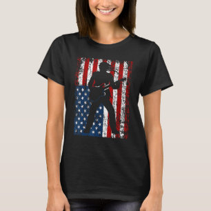 Guitar Player Electric Guitar Metal Guitarist Usa  T-Shirt