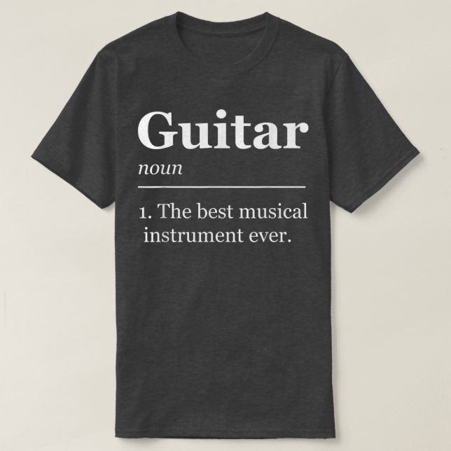 Guitar Player Funny 1398 T-Shirt (Design Front)
