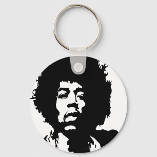 Guitar player key ring