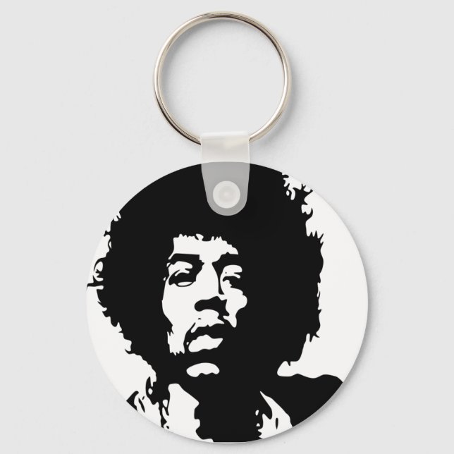 Guitar player key ring (Front)