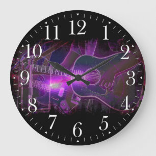 Guitar Player Music-lovers Wall Clock