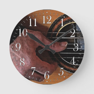 Guitar Player Music-lovers Wall Clock