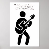 Guitar Player Music Quotes Silhouette art