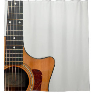 Guitar Player Shower Curtain