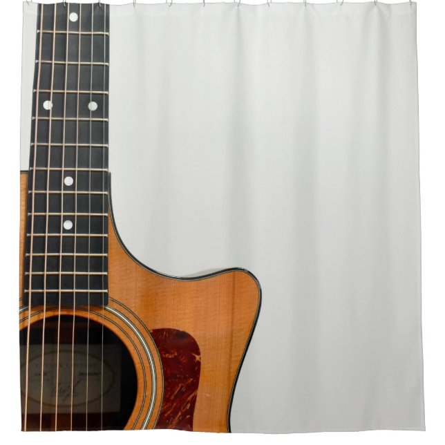Guitar Player Shower Curtain (Front)