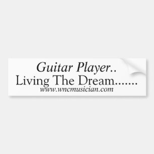 Guitar Player Sticker