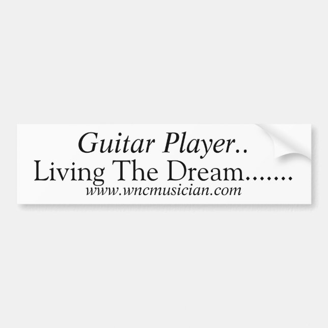 Guitar Player Sticker (Front)