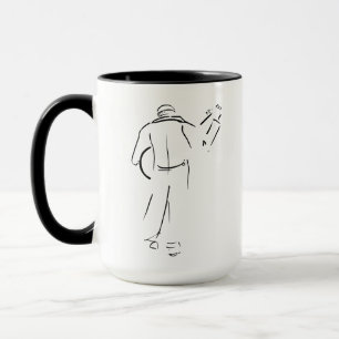 Guitar Player Walking Away Mug
