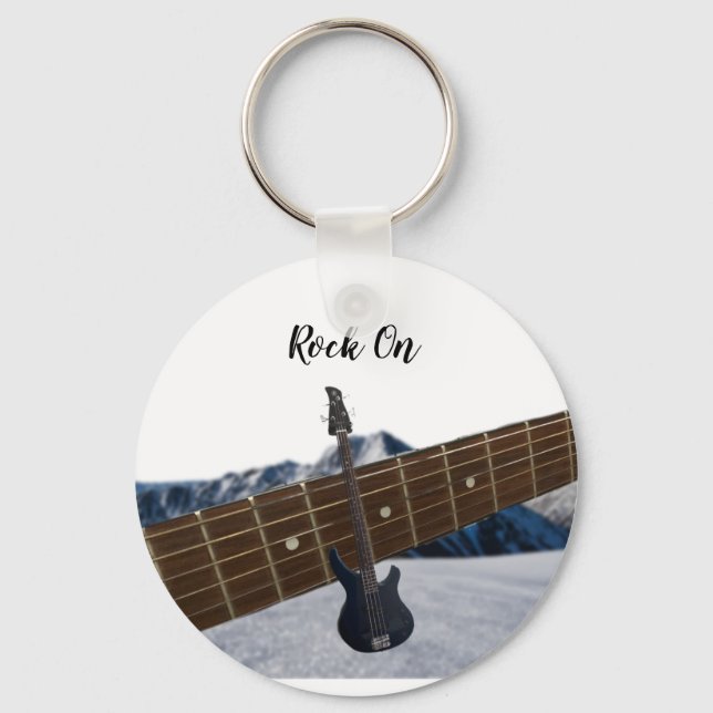 Guitar Players  Key Ring (Front)