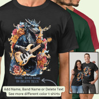 Guitar Playing Blue Orange Dragon Band Name