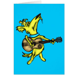 Guitar Playing Dog