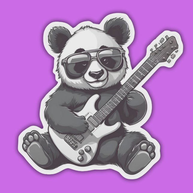 Guitar Playing Panda Waterproof  (Creator Uploaded)