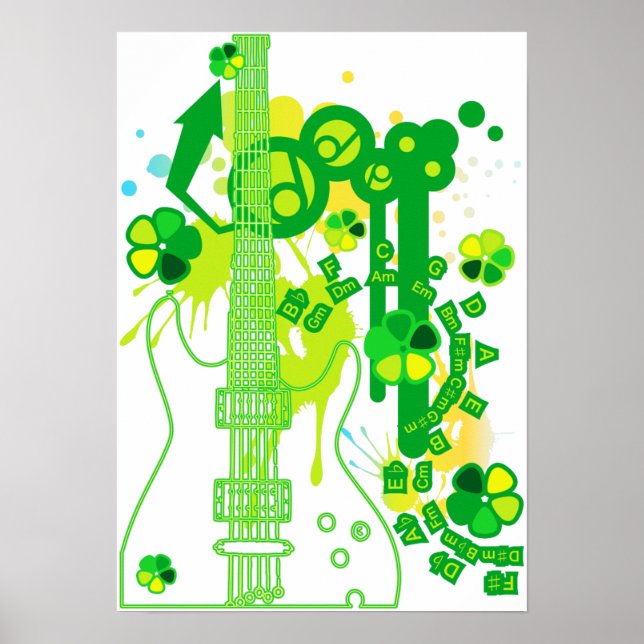 GUITAR-POP TUNES POSTER (Front)