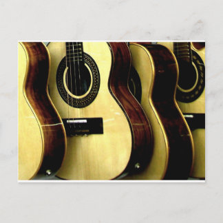 guitar postcard