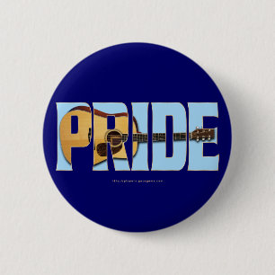 Guitar Pride 6 Cm Round Badge
