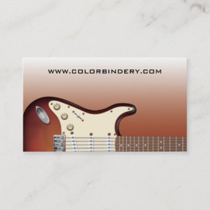 Guitar Pusher - Electric Business Card