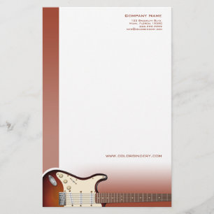 Guitar Pusher Stationery