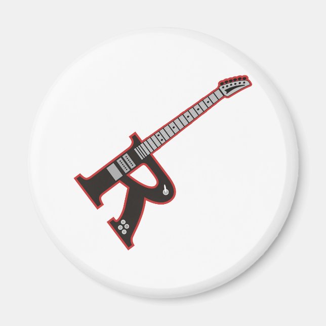 Guitar R Magnet (Front)