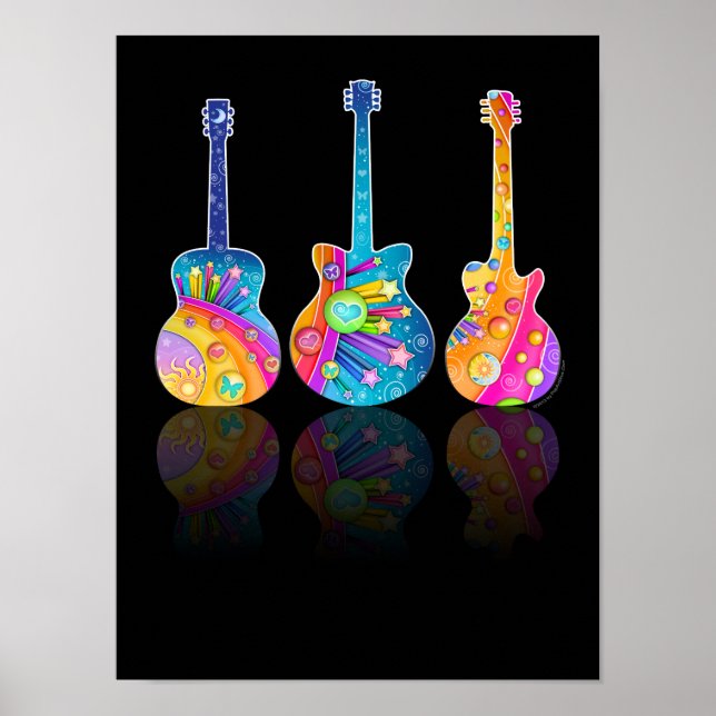 GUITAR REFLECTIONS POSTER (Front)