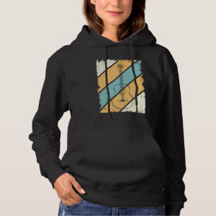 Guitar Retro Design Guitarist Guitar Player Music Hoodie