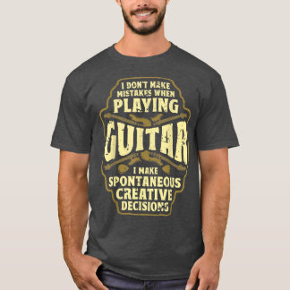 Guitar Retro Graphic For Guitarist Bass Guitar Art T-Shirt