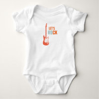 Guitar Rock and Roll Music Rockstar First Birthday