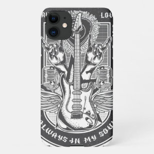 Guitar Rock design iPhone 11 Case
