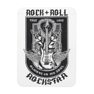 Guitar Rock design Magnet