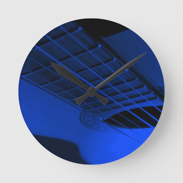 Guitar. Round Clock (Front)