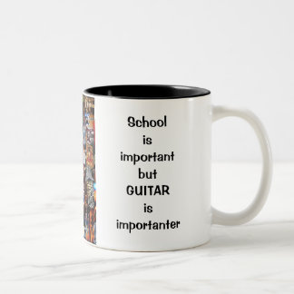 GUITAR School important Quit Work Play Guitar Mug