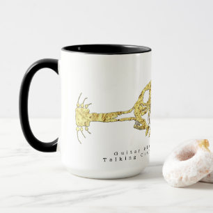 Guitar Shark Fossil Fish Mug