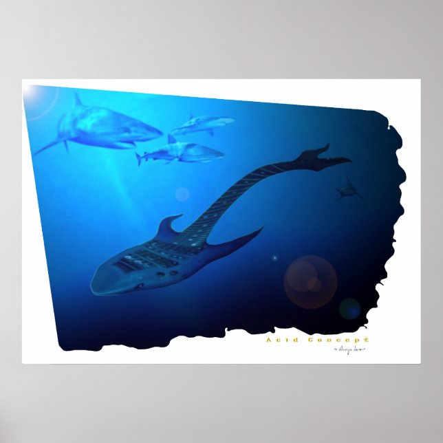 Guitar Shark Poster (Front)