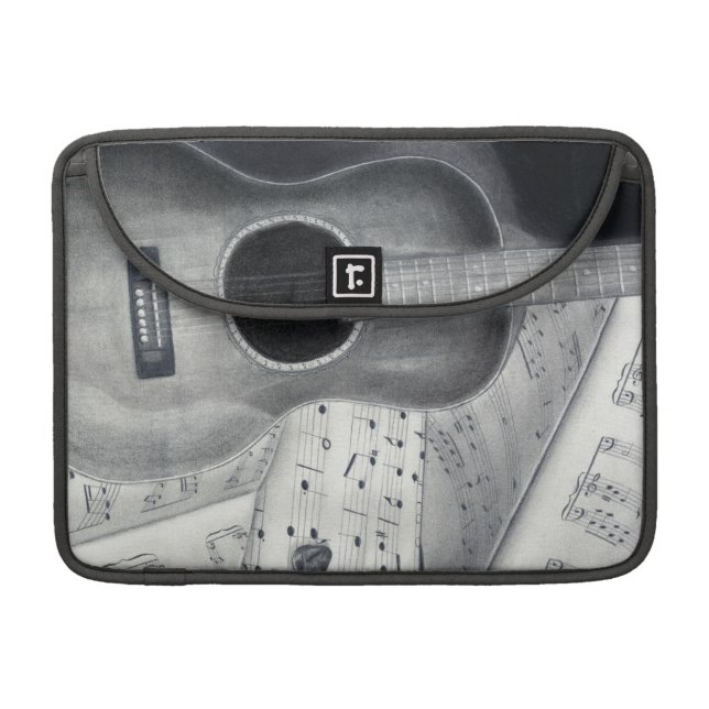 Guitar & Sheet Music MacBook Pro Sleeve (Front Closed)