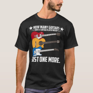 Guitar Shirt How Many Guitar Player