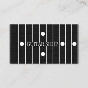 Guitar Shop Luthier Rosewood Fretboard Graphic Pro Business Card