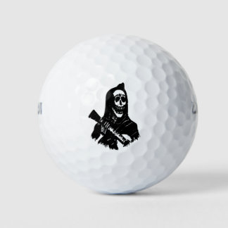 Guitar Skeleton Serenade Golf Balls