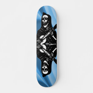 Guitar Skeleton Skate Board