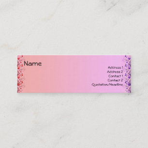 Guitar - Skinny Mini Business Card