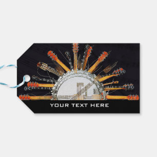GUITAR STRINGS IN THE SUN GIFT TAGS