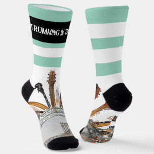 GUITAR STRINGS IN THE SUN SOCKS
