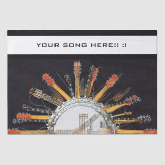 GUITAR STRINGS IN THE SUN TISSUE PAPER