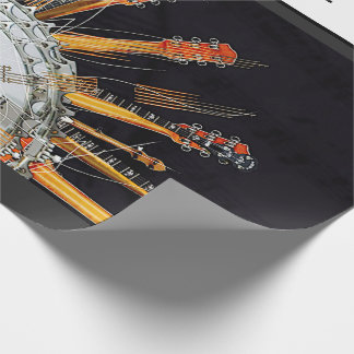 GUITAR STRINGS IN THE SUN WRAPPING PAPER