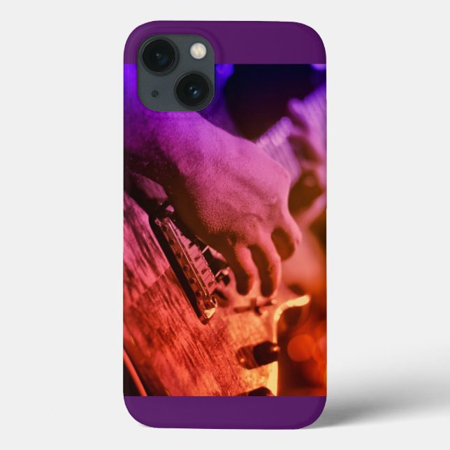 Guitar Strumming Purple Case-Mate iPhone Case (Back)