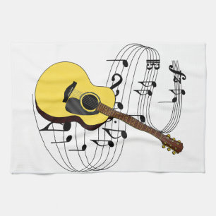 Guitar Tea Towel