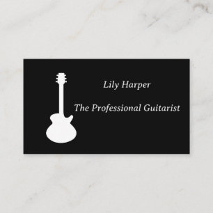Guitar Teacher Electric & Acoustic Lessons Busin Calling Card